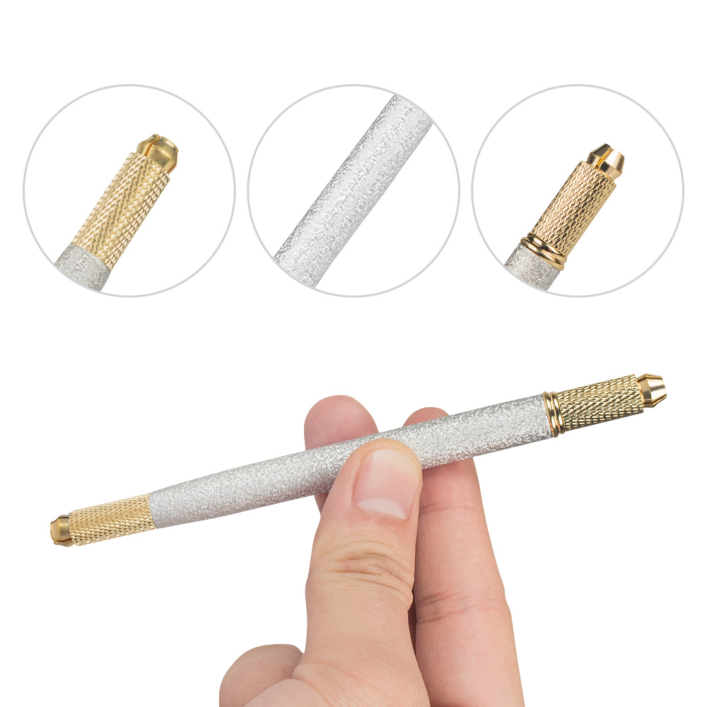 1 Buah Microblading Double End - Embroidery Eyebrow ulasan dan harga