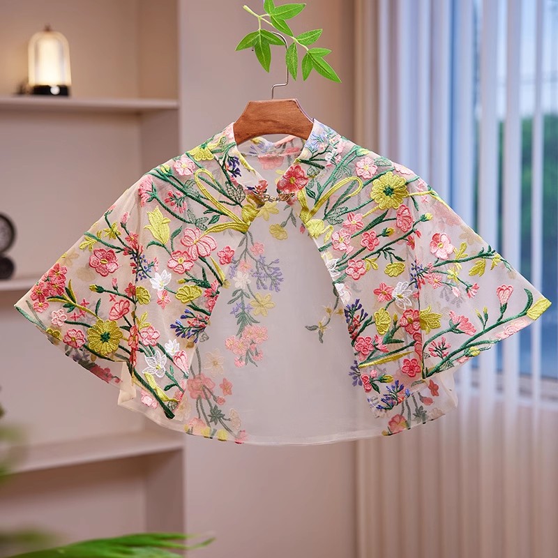 Pashmina Renda Jaring Bordir B - Embroidery Pashmina ulasan dan harga