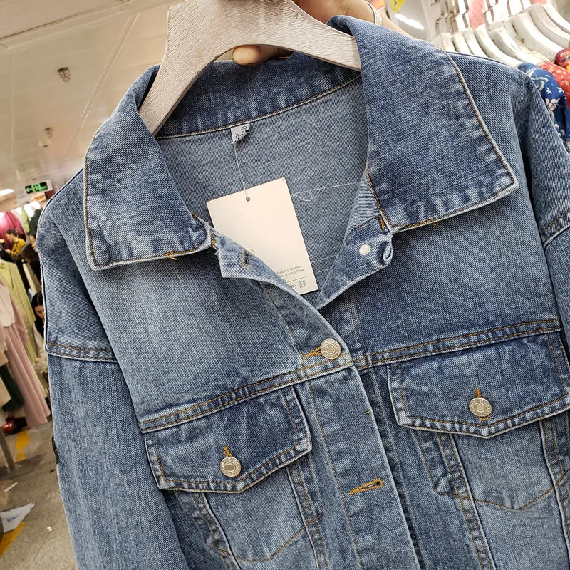 Jaket Denim Rumbai Payet Bordi - Embroidery Jeans ulasan dan harga
